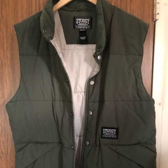 stussy vest jacket